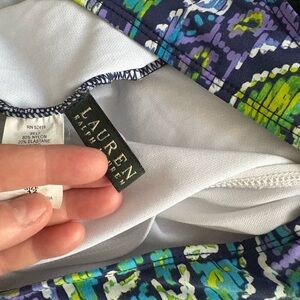 Ralph Lauren Vibrant Blue and Green Patterned Apparel